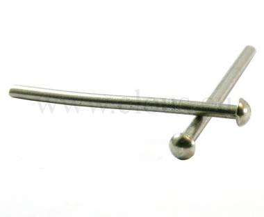Sin punta Cabeza redonda - Inox (1kg) L : 47 mm - Ø 2.4 mm